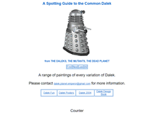 Tablet Screenshot of dalekplanet.com